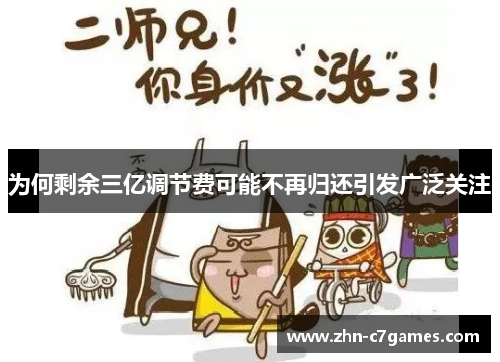 为何剩余三亿调节费可能不再归还引发广泛关注