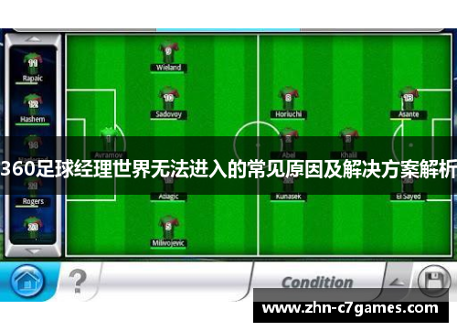 360足球经理世界无法进入的常见原因及解决方案解析 360足球经理世界无法进入的常见原因及解决方案解析